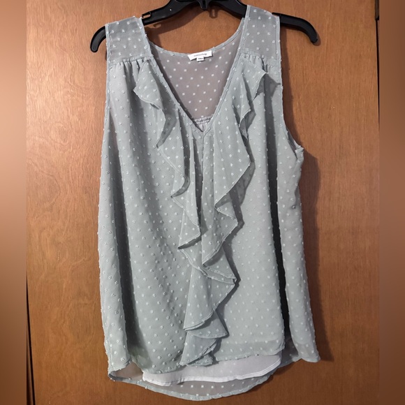 mittoshop Tops - Mittoshop boutique brand Elegant Sleeveless Ruffle Top size M